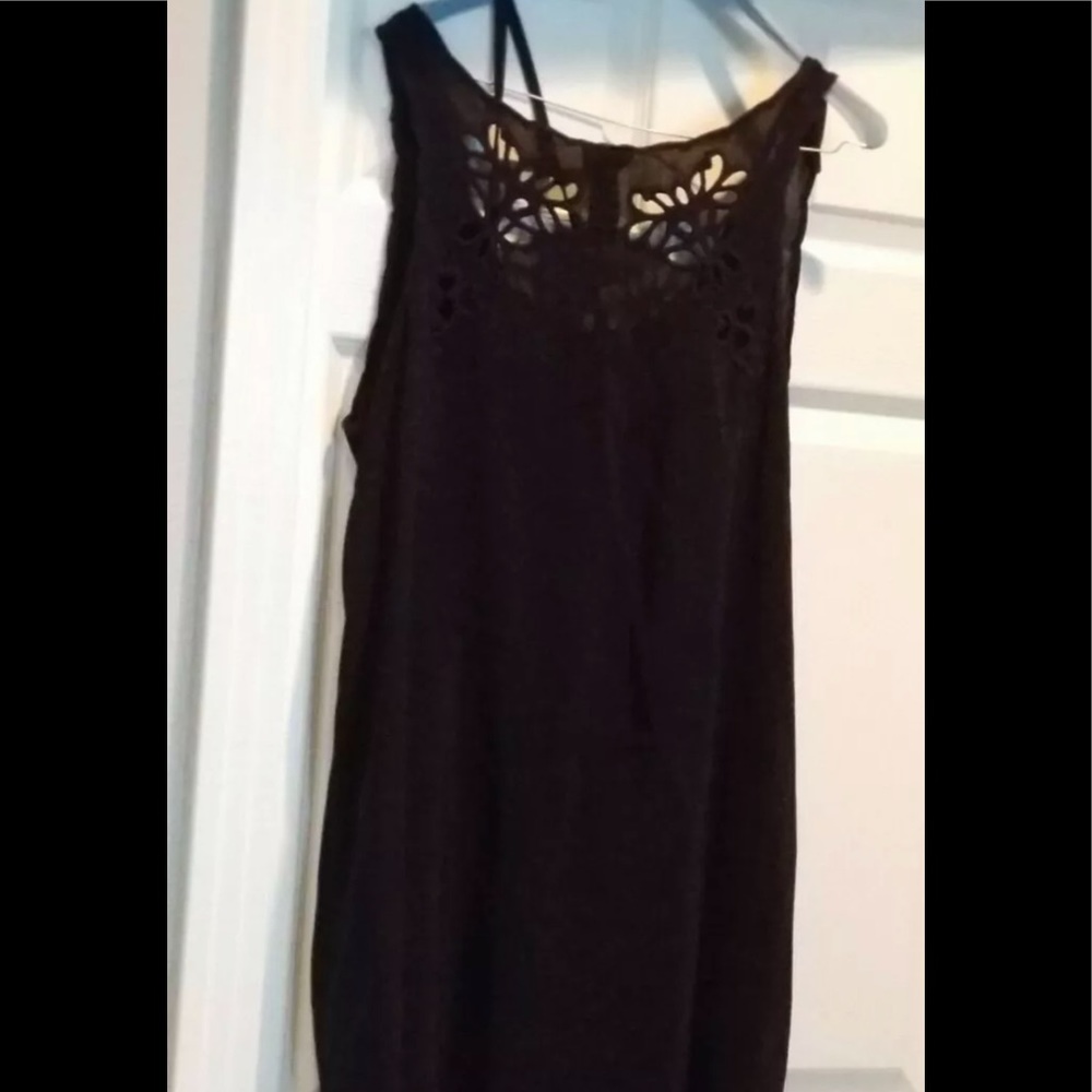 Johnny Was black cut out dress/tunic